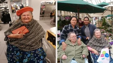 Aston House Residents enjoy shopping trip